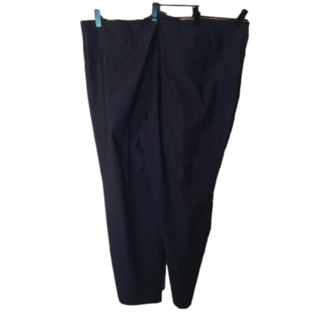 ND slim fit black decorative seam crease in front of pants size 20w nwt